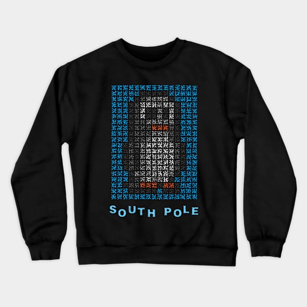 South Pole Penguins Crewneck Sweatshirt by NightserFineArts